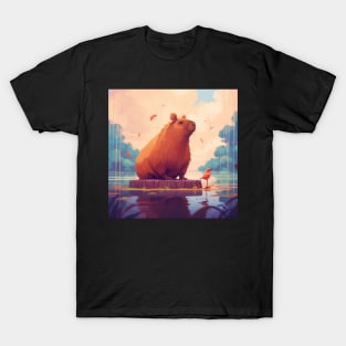 The Charming Capybara: Nature's Cutest Creature T-Shirt